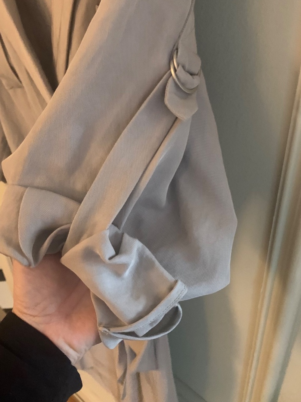 3.1 Phillip Lim Linen Safari Wrap Dress, 100% silk lining (8) - Picture 5 of 7